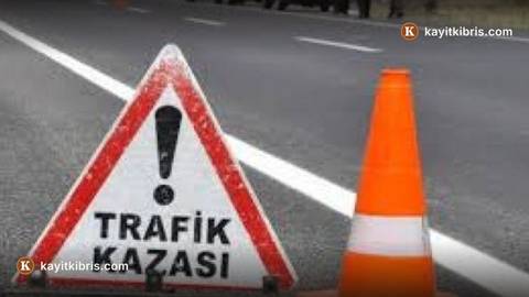 Gazimağusa'da araç yayaya çarptı, yaralandı