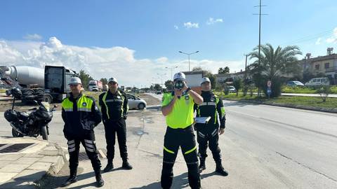 Gazimağusa ve Güzelyurt'ta asayiş ve trafik denetimi yapıldı
