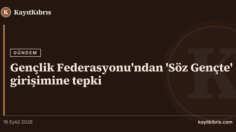 Gençlik Federasyonu'ndan 'Söz Gençte' girişimine tepki