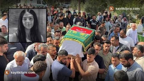 Girne açıklarında batan gemide ölen 12 yaşındaki çocuk toprağa verildi