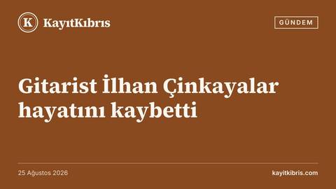 Gitarist İlhan Çinkayalar hayatını kaybetti