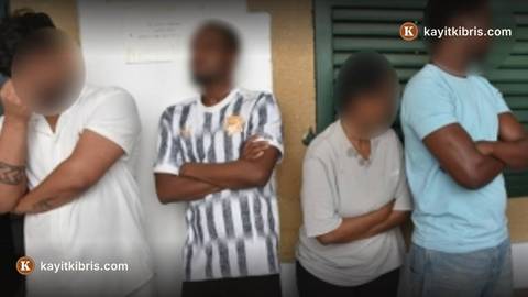 Gönyeli'de muhaceret kontrolünde 4 kişi tutuklandı