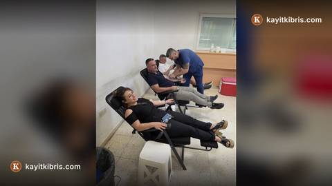 Gümrük Çalışanları Sendikası'ndan Lefkoşa'da kan bağışı kampanyası