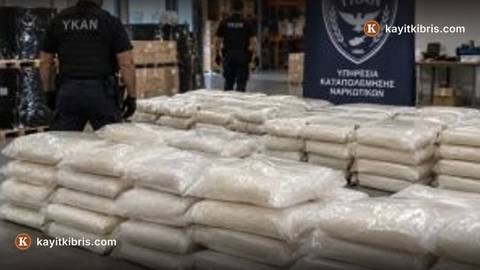 Güney Kıbrıs'ta 390 kilo ketamin soruşturmasında üç şüpheli mahkemeye sevk edildi