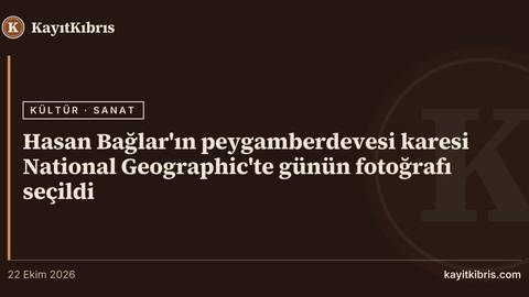 Hasan Bağlar'ın peygamberdevesi karesi National Geographic'te günün fotoğrafı seçildi
