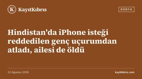 Hindistan'da iPhone isteği reddedilen genç uçurumdan atladı, ailesi de öldü