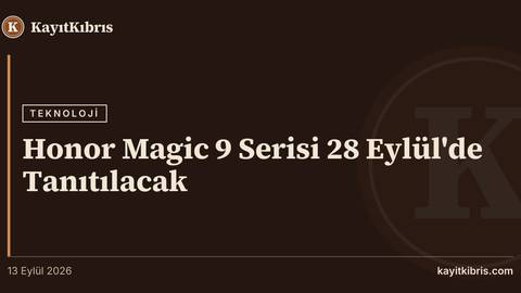 Honor Magic 9 Serisi 28 Eylül'de Tanıtılacak