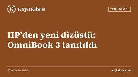 HP'den yeni dizüstü: OmniBook 3 tanıtıldı
