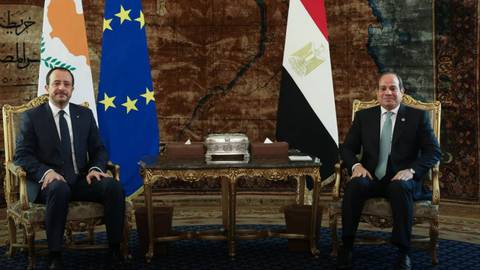 Hristodulidis, Mısır'da Sisi ile bir araya geldi