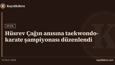Hüsrev Çağın anısına taekwondo-karate şampiyonası düzenlendi