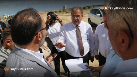 İskele'de kırsal yol bağlantıları için Bakanlık ve belediye bir araya geldi