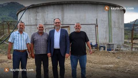 İskele'de Mersinlik Köyü'nün içme suyu altyapısı yenilendi