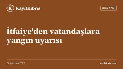 İtfaiye'den vatandaşlara yangın uyarısı