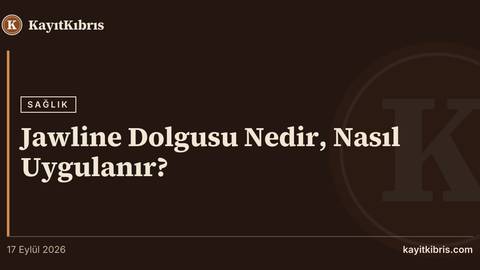 Jawline Dolgusu Nedir, Nasıl Uygulanır?