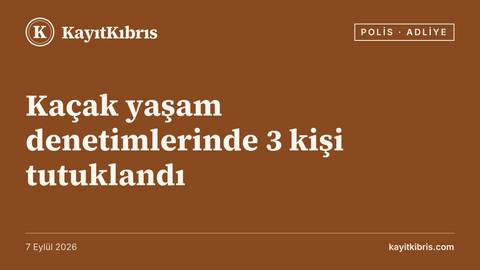 Kaçak yaşam denetimlerinde 3 kişi tutuklandı