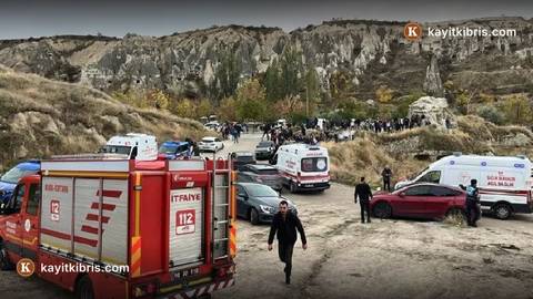 Kapadokya'daki peri bacası faciasına yakın yerde Kıbrıslı kafile güvende çıktı