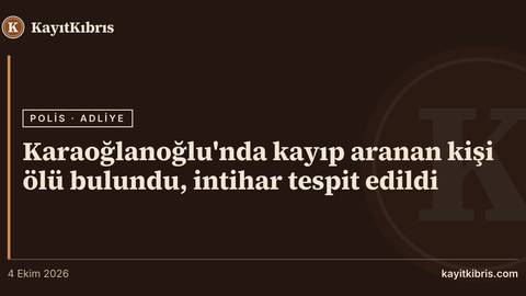 Karaoğlanoğlu'nda kayıp aranan kişi ölü bulundu, intihar tespit edildi