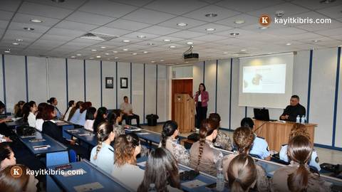 KHYD iş birliğiyle kadın polislere meme kanseri farkındalık konferansı
