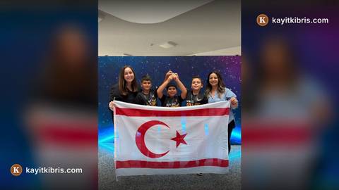 Kıbrıs Robofest öğrencileri Avrupa Drone Futbolu'nda birinci ve ikinci oldu