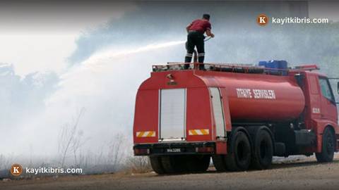 KKTC'de bir haftada çıkan 8 yangında 619 bin TL zarar