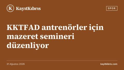 KKTFAD antrenörler için mazeret semineri düzenliyor