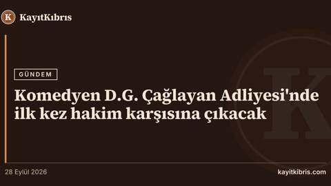 Komedyen D.G. Çağlayan Adliyesi'nde ilk kez hakim karşısına çıkacak