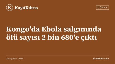 Kongo'da Ebola salgınında ölü sayısı 2 bin 680'e çıktı