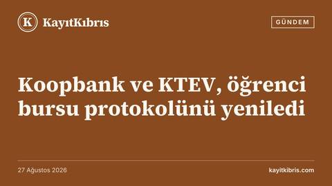 Koopbank ve KTEV, öğrenci bursu protokolünü yeniledi