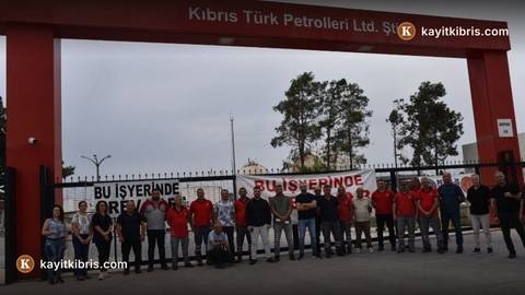 Kozali: Kıbrıs Türk Petrolleri'nde yarın süresiz grev başlayacak