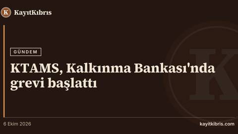 KTAMS, Kalkınma Bankası'nda grevi başlattı