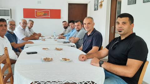 KTOEÖS heyeti Birleşik Kıbrıs Partisi'ni ziyaret etti