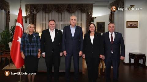 Kurtulmuş ve Öztürkler, Türkiye'nin Bişkek Büyükelçiliğini ziyaret etti