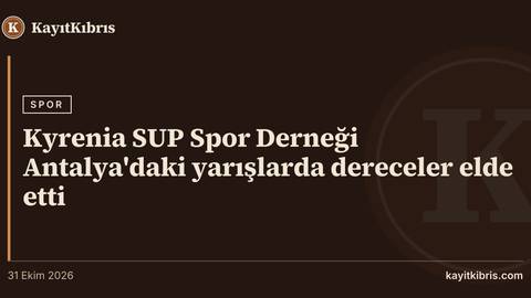 Kyrenia SUP Spor Derneği Antalya'daki yarışlarda dereceler elde etti