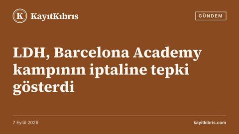 LDH, Barcelona Academy kampının iptaline tepki gösterdi