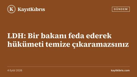 LDH: Bir bakanı feda ederek hükümeti temize çıkaramazsınız
