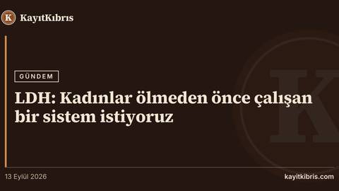 LDH: Kadınlar ölmeden önce çalışan bir sistem istiyoruz