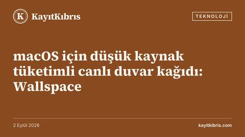 macOS için düşük kaynak tüketimli canlı duvar kağıdı: Wallspace