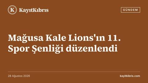 Mağusa Kale Lions'ın 11. Spor Şenliği düzenlendi