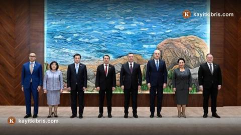 Meclis Başkanı Öztürkler, Kırgızistan Cumhurbaşkanı Caparov tarafından kabul edildi