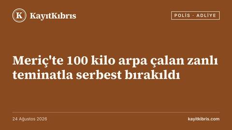 Meriç'te 100 kilo arpa çalan zanlı teminatla serbest bırakıldı