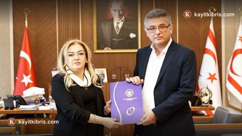 Ombudsman İlkan Varol, 41. Dönem Raporu'nu Erhürman'a sundu