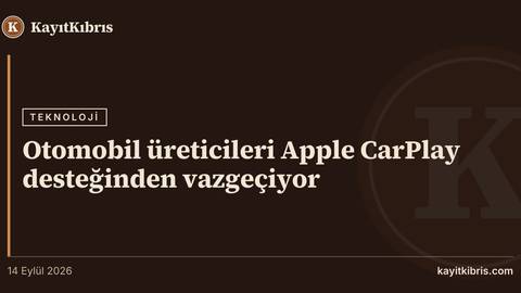 Otomobil üreticileri Apple CarPlay desteğinden vazgeçiyor