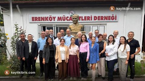 Özersay'dan Erenköy Mücahitleri Derneği'ne ziyaret: 'Mücadelenin ruhuna sahip çıkacağız'