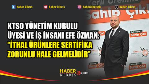 Özman: Kayıt dışılığın yarattığı haksız rekabet son bulmalı