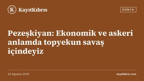 Pezeşkiyan: Ekonomik ve askeri anlamda topyekun savaş içindeyiz
