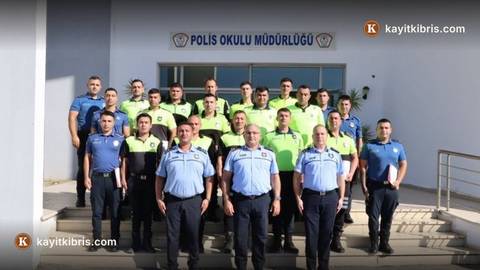 Polis okulunda polis mensupları ve kamu personeline mesleki eğitim veriliyor