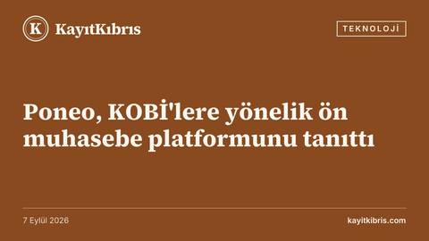 Poneo, KOBİ'lere yönelik ön muhasebe platformunu tanıttı