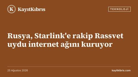 Rusya, Starlink'e rakip Rassvet uydu internet ağını kuruyor