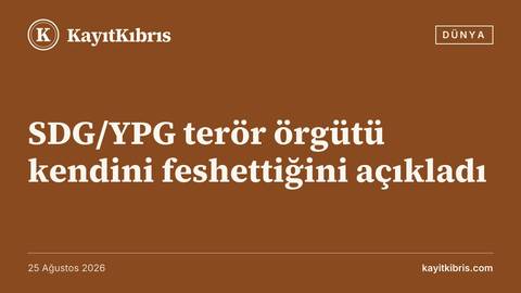 SDG/YPG terör örgütü kendini feshettiğini açıkladı