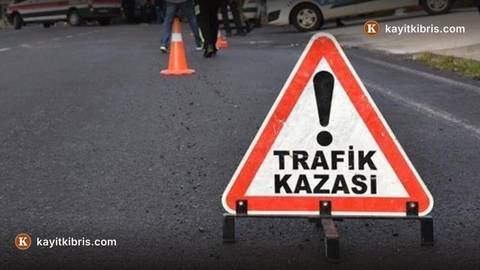 Serhatköy Üst Geçit'te alkollü sürücü kaza yaptı